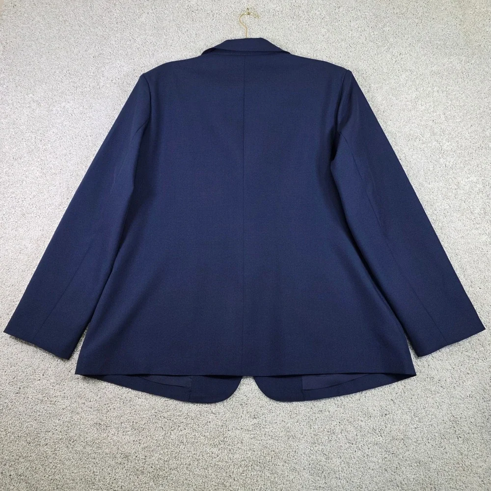 Pretty Garden NWT Blazer Womens‎ XL Navy Blue Oversized Career Office Wear